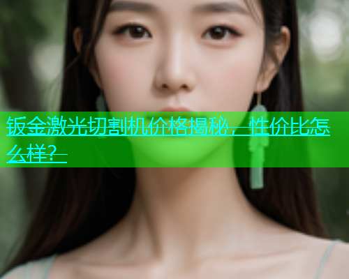 钣金激光切割机价格揭秘，性价比怎么样？(图1)